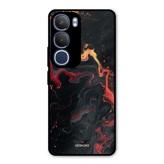 Black Artistic Art Vivo Y29 Mobile Back Cover - Aesthetic PrintShield Case