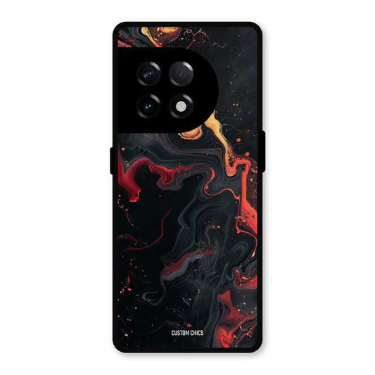 Black Artistic Art OnePlus 11R Mobile Back Cover - Aesthetic PrintShield Case
