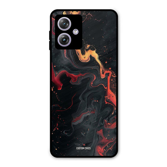 Black Artistic Art Moto G54 Mobile Back Cover - Aesthetic PrintShield Case