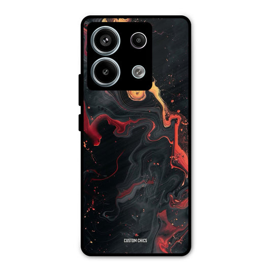 Black Artistic Art Redmi Note 13 Pro 5G Mobile Back Cover - Aesthetic PrintShield Case
