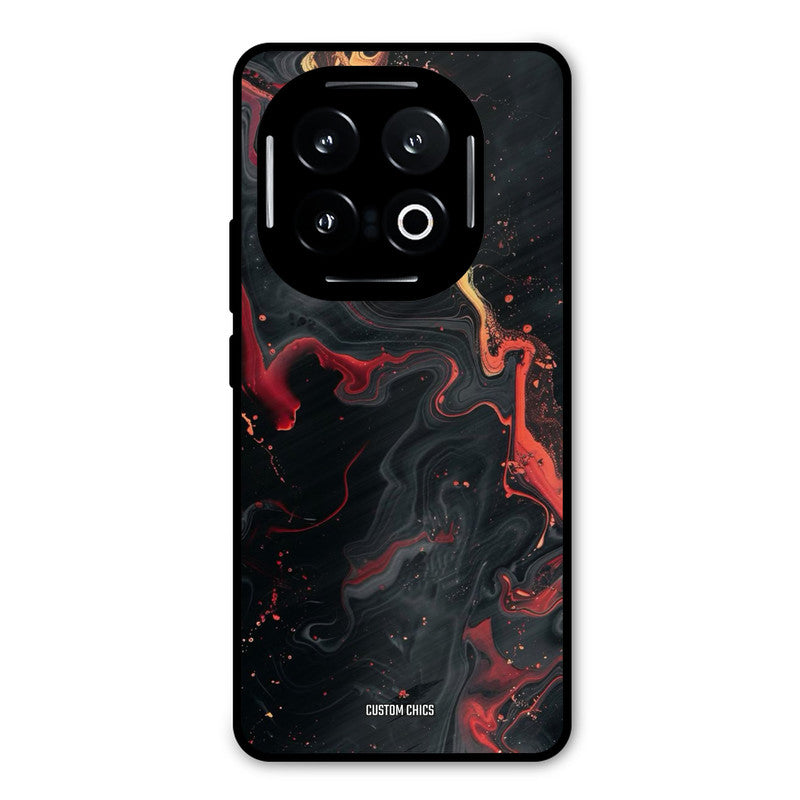 Black Artistic Art iQOO 13 Mobile Back Cover - Aesthetic PrintShield Case