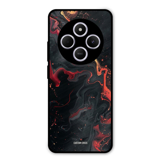Black Artistic Art Redmi 14c Mobile Back Cover - Aesthetic PrintShield Case