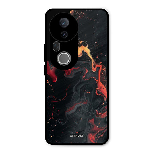 Black Artistic Art Vivo T4 Ultra Mobile Back Cover - Aesthetic PrintShield Case