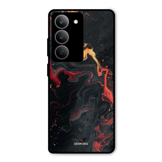 Black Artistic Art Realme 14x Mobile Back Cover - Aesthetic PrintShield Case