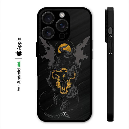 Black Bull Portrait Case – Premium PrintShield Mobile Cover