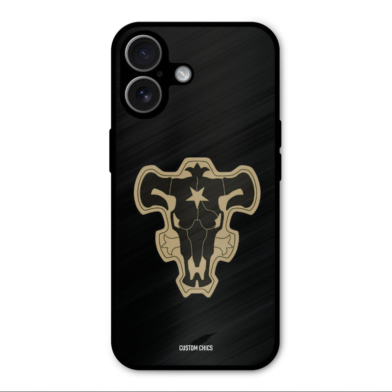 Black Bulls Logo iPhone 17 Mobile Back Cover - Anime PrintShield Case