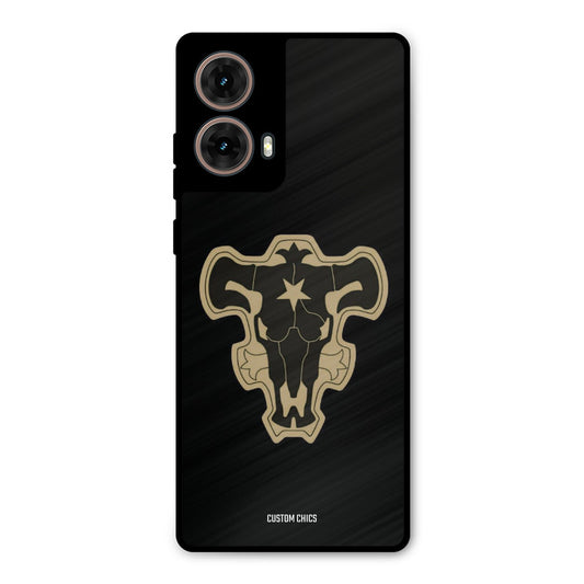 Black Bulls Logo Moto G85 Mobile Back Cover - Anime PrintShield Case