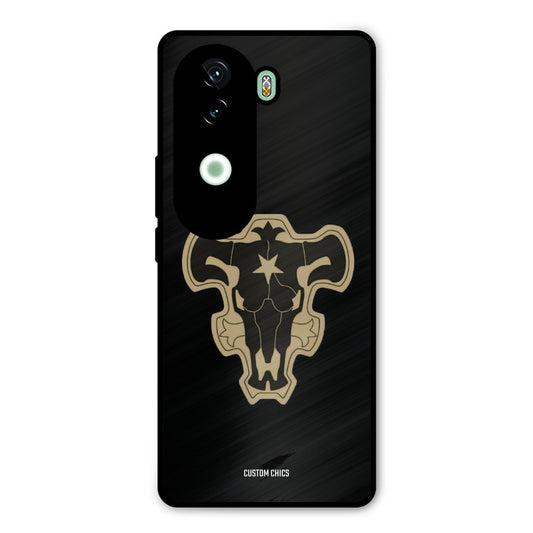 Black Bulls Logo Vivo V40e Mobile Back Cover - Anime PrintShield Case