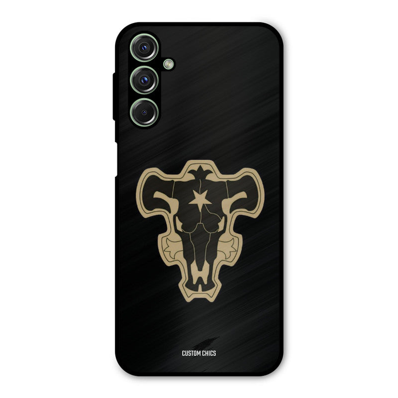 Black Bulls Logo Samsung Galaxy M34 Mobile Back Cover - Anime PrintShield Case