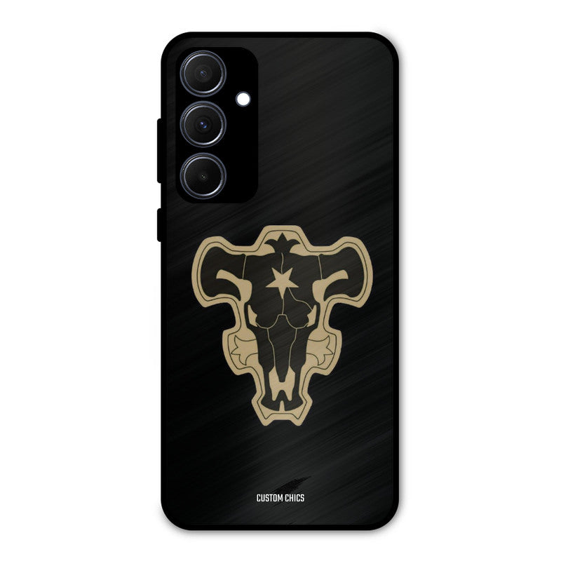 Black Bulls Logo Samsung Galaxy A35 5G Mobile Back Cover - Anime PrintShield Case