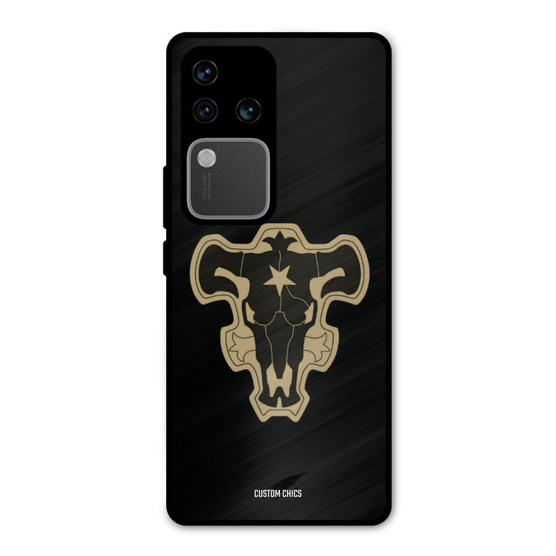 Black Bulls Logo Vivo V30 Pro Mobile Back Cover - Anime PrintShield Case