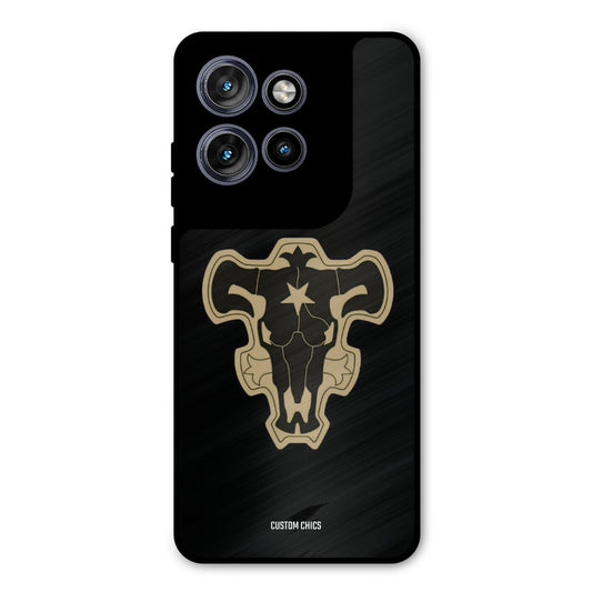 Black Bulls Logo Motorola Edge 50 Neo Mobile Back Cover - Anime PrintShield Case