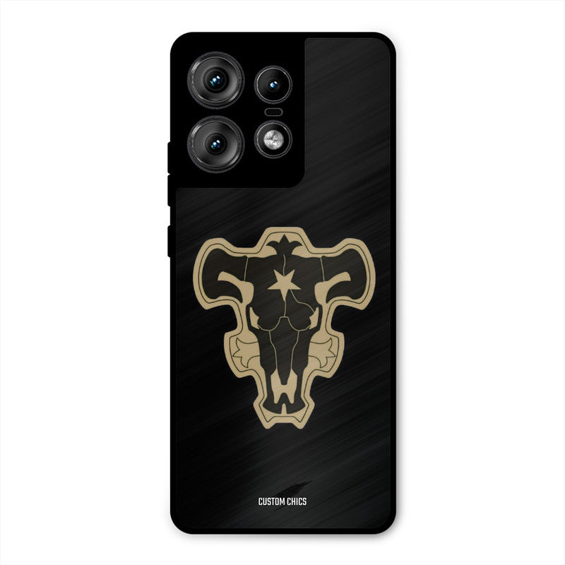 Black Bulls Logo Motorola Edge 50 Pro Mobile Back Cover - Anime PrintShield Case