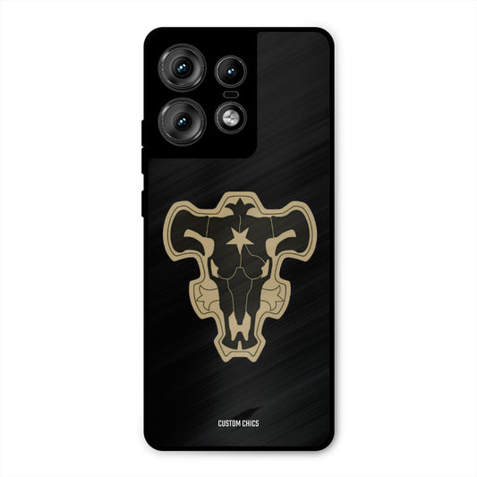 Black Bulls Logo Motorola Edge 50 Pro Mobile Back Cover - Anime PrintShield Case