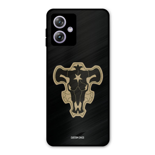 Black Bulls Logo Motorola G64 5G Mobile Back Cover - Anime PrintShield Case