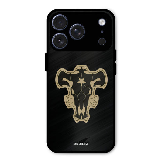 Black Bulls Logo iPhone 17 Pro Max Mobile Back Cover - Anime PrintShield Case