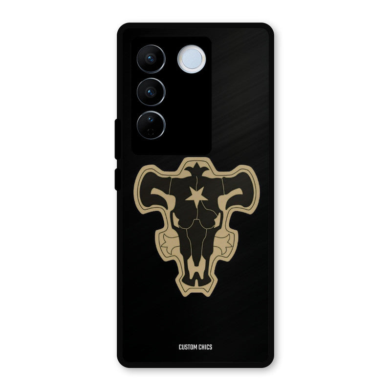 Black Bulls Logo Vivo V27 Pro Mobile Back Cover - Anime PrintShield Case