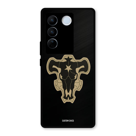 Black Bulls Logo Vivo V27 Pro Mobile Back Cover - Anime PrintShield Case