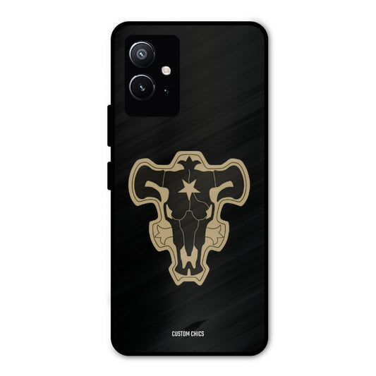 Black Bulls Logo Vivo Y75 5G Mobile Back Cover - Anime PrintShield Case