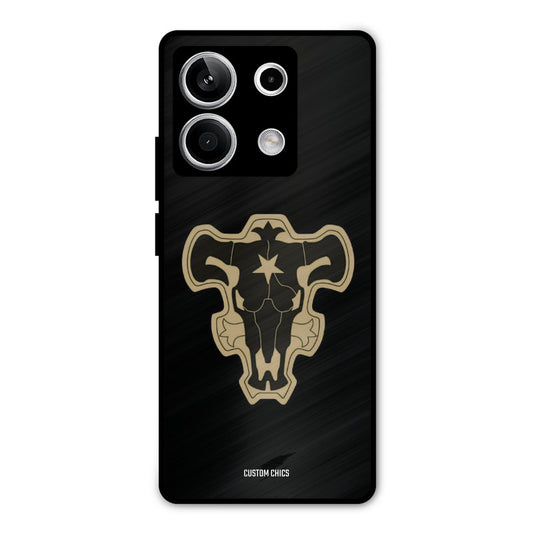 Black Bulls Logo Redmi Note 13 5G Mobile Back Cover - Anime PrintShield Case