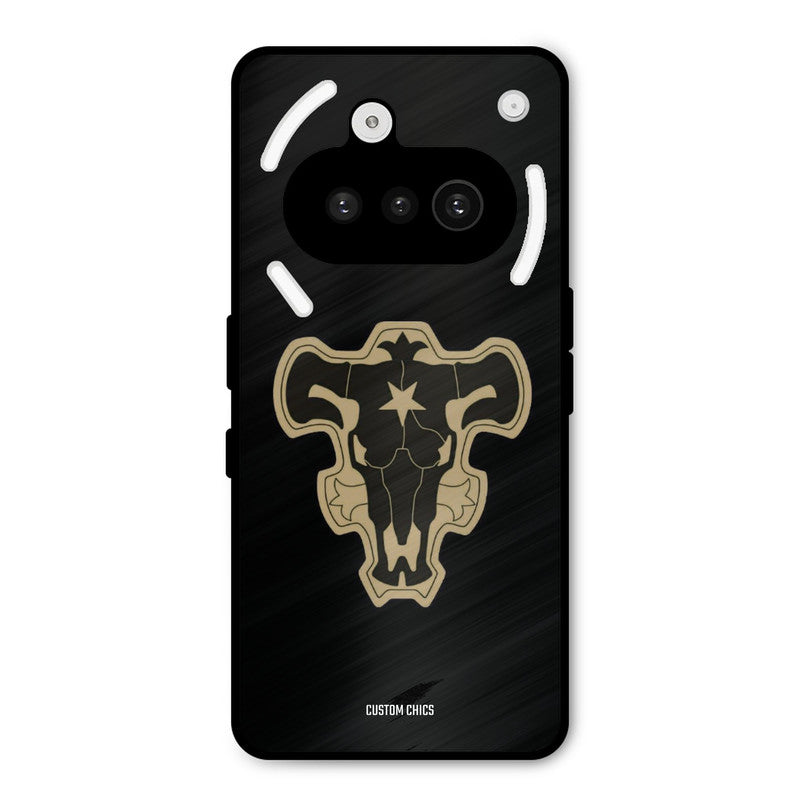Black Bulls Logo Nothing Phone 3A Mobile Back Cover - Anime PrintShield Case