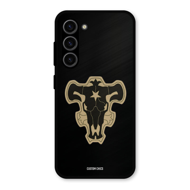 Black Bulls Logo Samsung Galaxy S23 Mobile Back Cover - Anime PrintShield Case