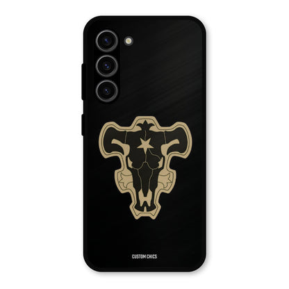 Black Bulls Logo Samsung Galaxy S23 Mobile Back Cover - Anime PrintShield Case
