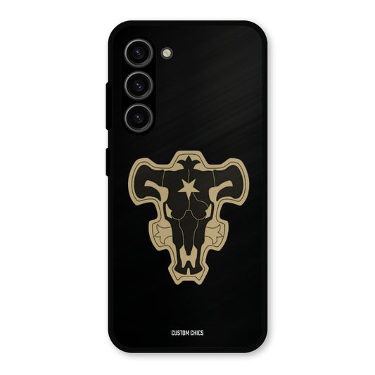 Black Bulls Logo Samsung Galaxy S23 Mobile Back Cover - Anime PrintShield Case