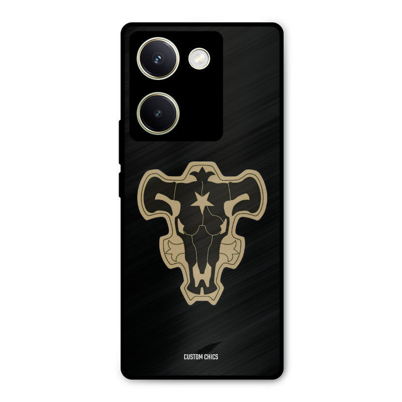 Black Bulls Logo Vivo Y200 Pro Mobile Back Cover - Anime PrintShield Case