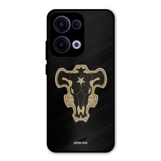 Black Bulls Logo Oppo Reno 13 5G Mobile Back Cover - Anime PrintShield Case