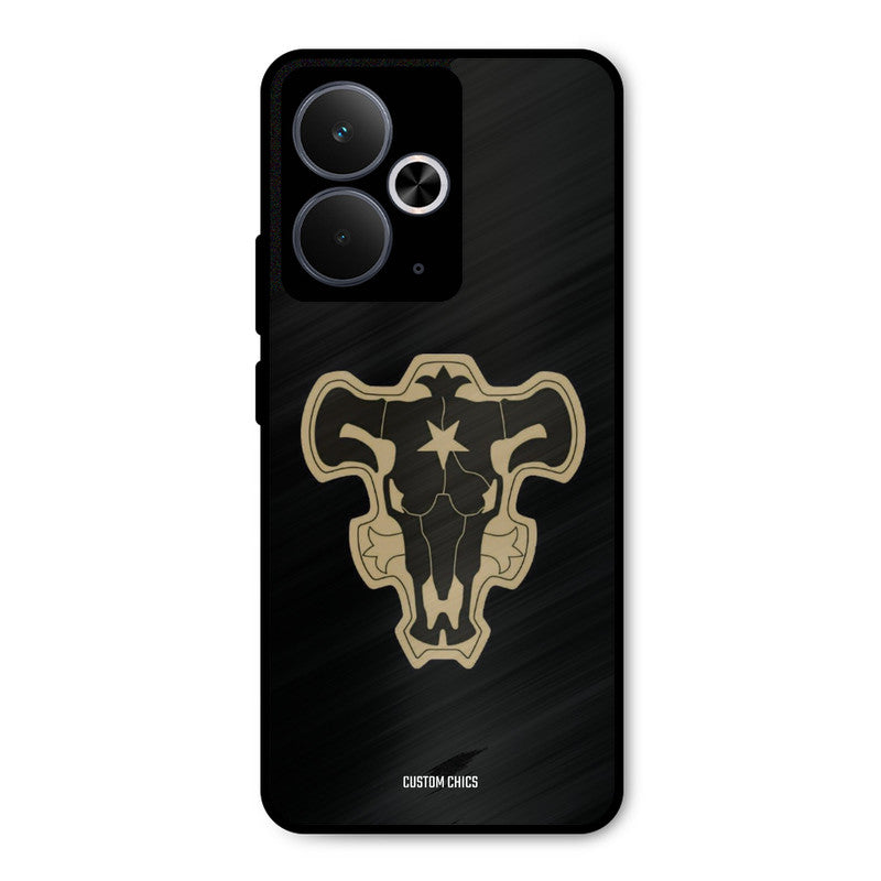Black Bulls Logo Realme 14T Mobile Back Cover - Anime PrintShield Case