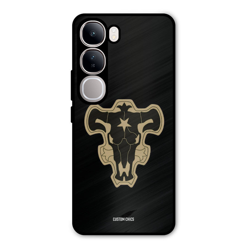 Black Bulls Logo Vivo Y300 Mobile Back Cover - Anime PrintShield Case