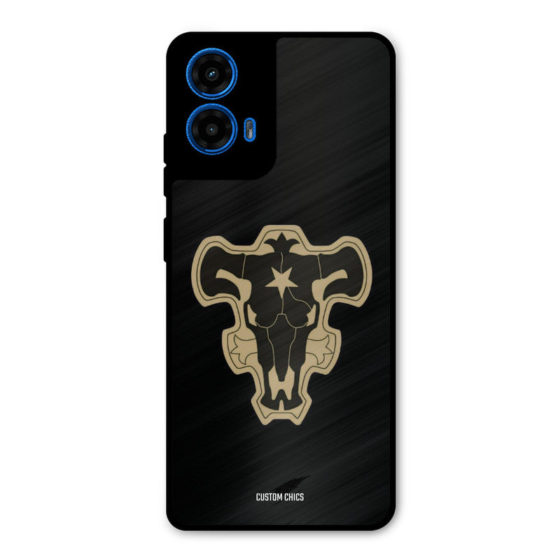 Black Bulls Logo Moto G45 Mobile Back Cover - Anime PrintShield Case