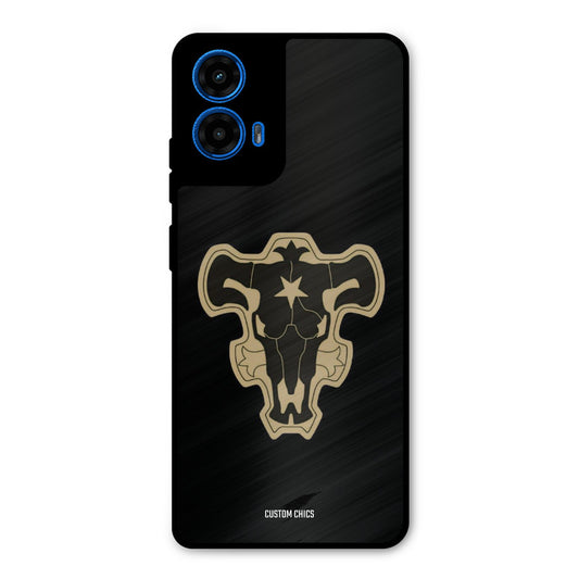 Black Bulls Logo Moto G45 Mobile Back Cover - Anime PrintShield Case