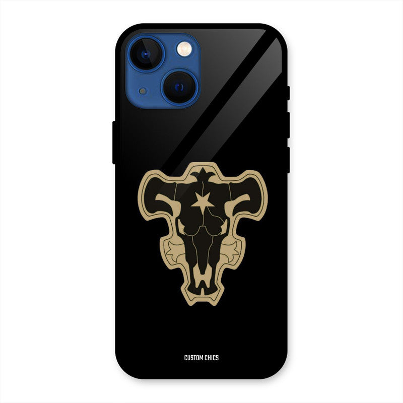 Black Bulls Logo iPhone 13 Mini Mobile Back Cover - Anime PrintShield Case