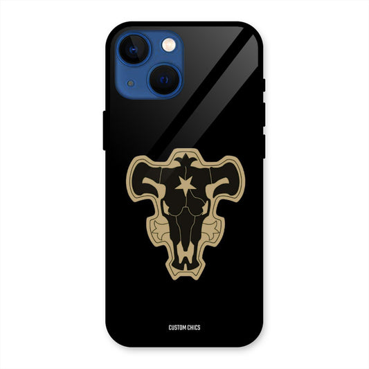 Black Bulls Logo iPhone 13 Mini Mobile Back Cover - Anime PrintShield Case