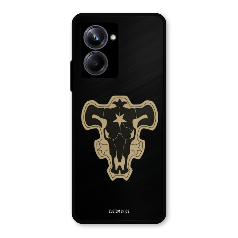 Black Bulls Logo Realme 10 Pro Mobile Back Cover - Anime PrintShield Case