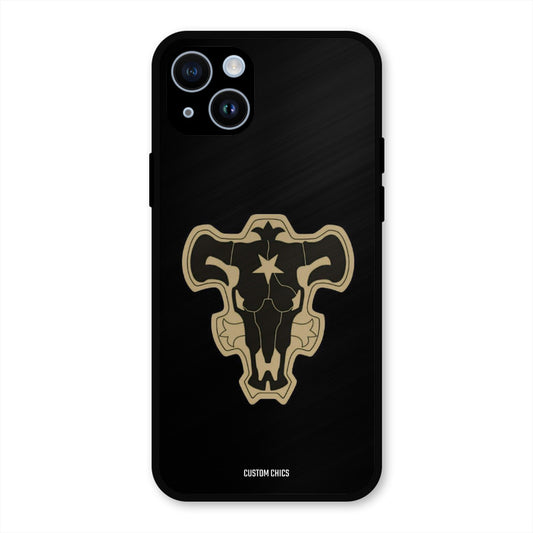 Black Bulls Logo iPhone 14 Mobile Back Cover - Anime PrintShield Case