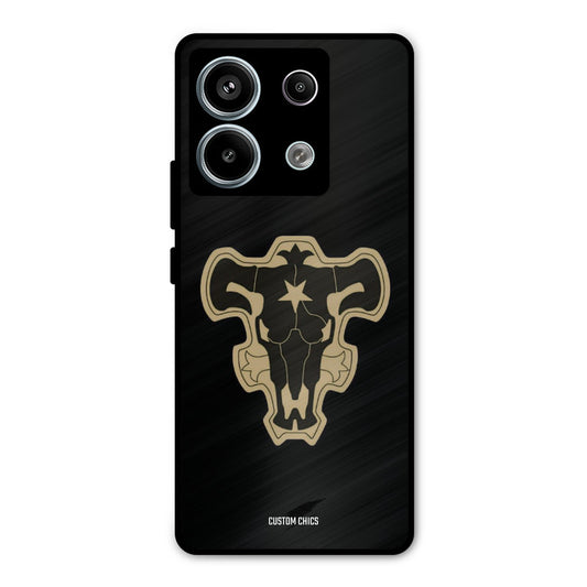 Black Bulls Logo Redmi Note 13 Pro 5G Mobile Back Cover - Anime PrintShield Case