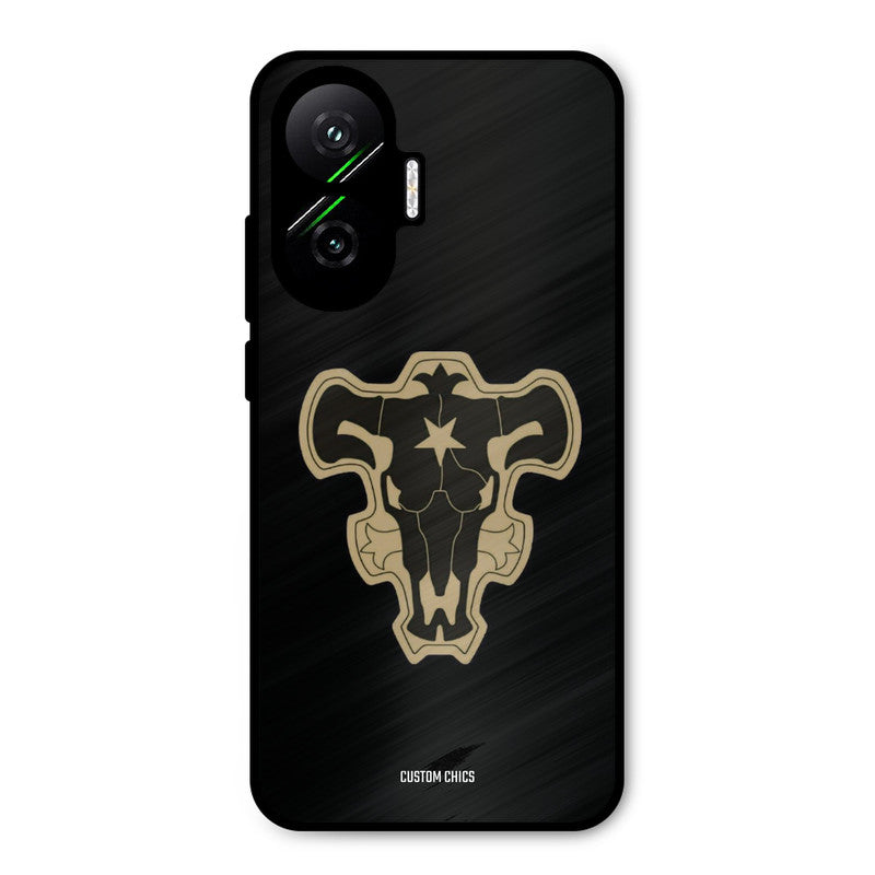 Black Bulls Logo Poco F7 5G Mobile Back Cover - Anime PrintShield Case