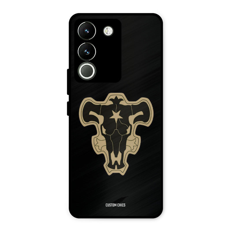 Black Bulls Logo Vivo Y200 Mobile Back Cover - Anime PrintShield Case