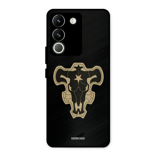 Black Bulls Logo Vivo Y200 Mobile Back Cover - Anime PrintShield Case