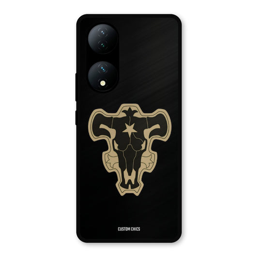 Black Bulls Logo Vivo Y100 Mobile Back Cover - Anime PrintShield Case