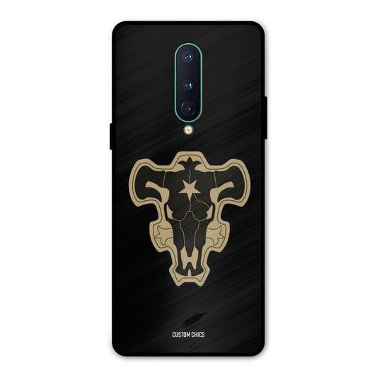 Black Bulls Logo Oneplus 8 Mobile Back Cover - Anime PrintShield Case