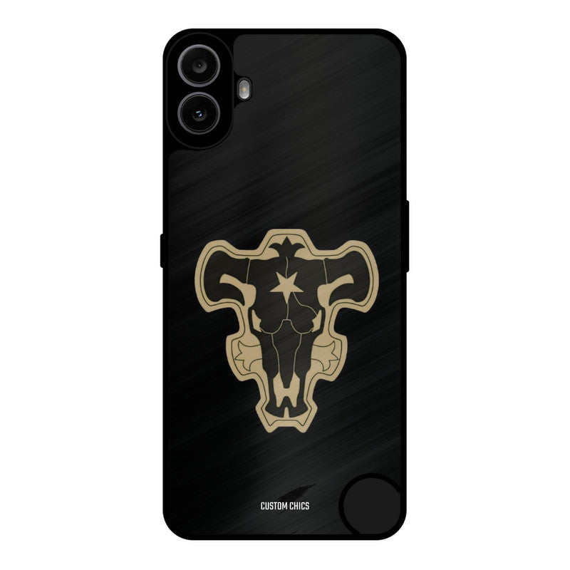Black Bulls Logo Nothing CMF Phone 1 Mobile Back Cover - Anime PrintShield Case