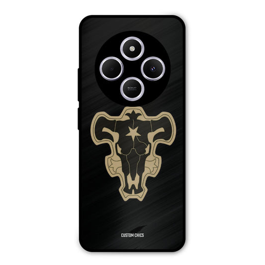 Black Bulls Logo Poco C75 Mobile Back Cover - Anime PrintShield Case