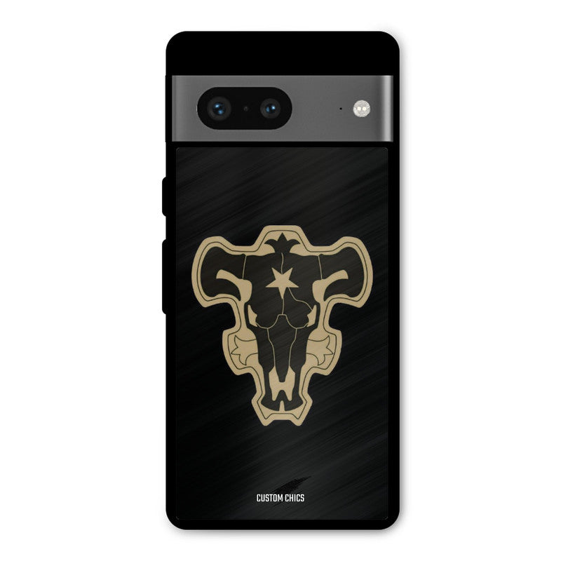 Black Bulls Logo Google Pixel 7 Mobile Back Cover - Anime PrintShield Case