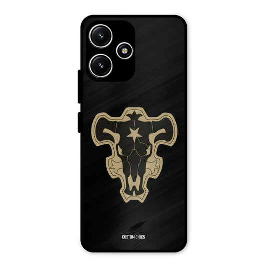 Black Bulls Logo Redmi 12 5G Mobile Back Cover - Anime PrintShield Case