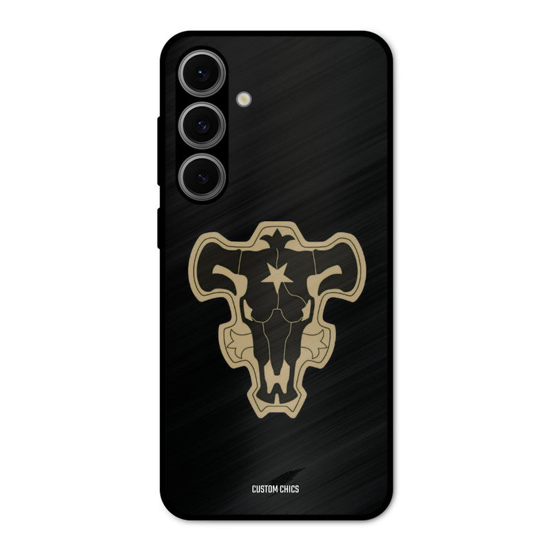 Black Bulls Logo Samsung Galaxy S24 FE Mobile Back Cover - Anime PrintShield Case