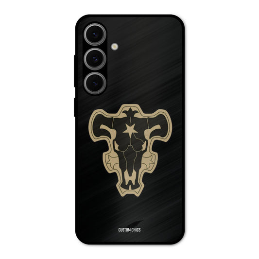 Black Bulls Logo Samsung Galaxy S24 FE Mobile Back Cover - Anime PrintShield Case